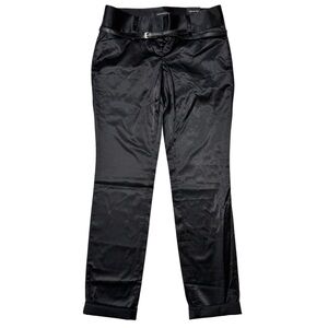 express cigarette pants Stretch Cotton Leg Pant w/ Side Zip black 21.5 S 26 Express | Pants & Jumpsuits